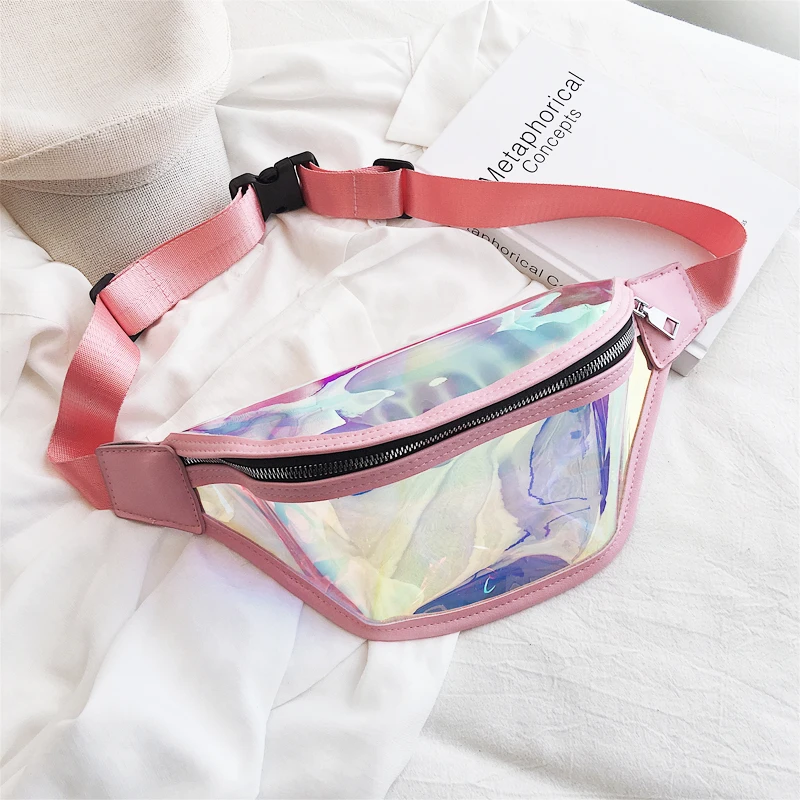 Waist Pack for Women Fashion Belt Bum Bag Waterproof Transparent Clear Punk Holographic Fanny Pack Laser waist chest bag 2019
Waist Pack for Women Fashion Belt Bum Bag Waterproof Transparent Clear Punk Holographic Fanny Pack Laser waist chest bag 2019