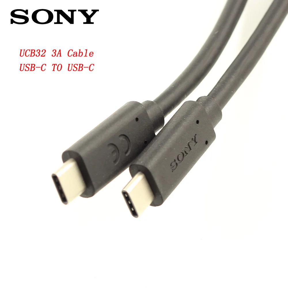 Original SONY 2 USB Type C fast data Cable UCB32 3A quick charging 1M For Xperia XZ1 X COMPACT XZ Premium XA1 ULTRA Plus L1 XZS
Original SONY 2 USB Type C fast data Cable UCB32 3A quick charging 1M For Xperia XZ1 X COMPACT XZ Premium XA1 ULTRA Plus L1 XZS