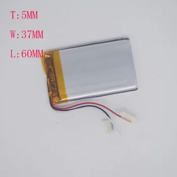 3.7 V Polymer Lithium Battery 3 Line 503760/503560 Story Machine Beauty Heath Instrument 1200 mAh
3.7 V Polymer Lithium Battery 3 Line 503760/503560 Story Machine Beauty Heath Instrument 1200 mAh