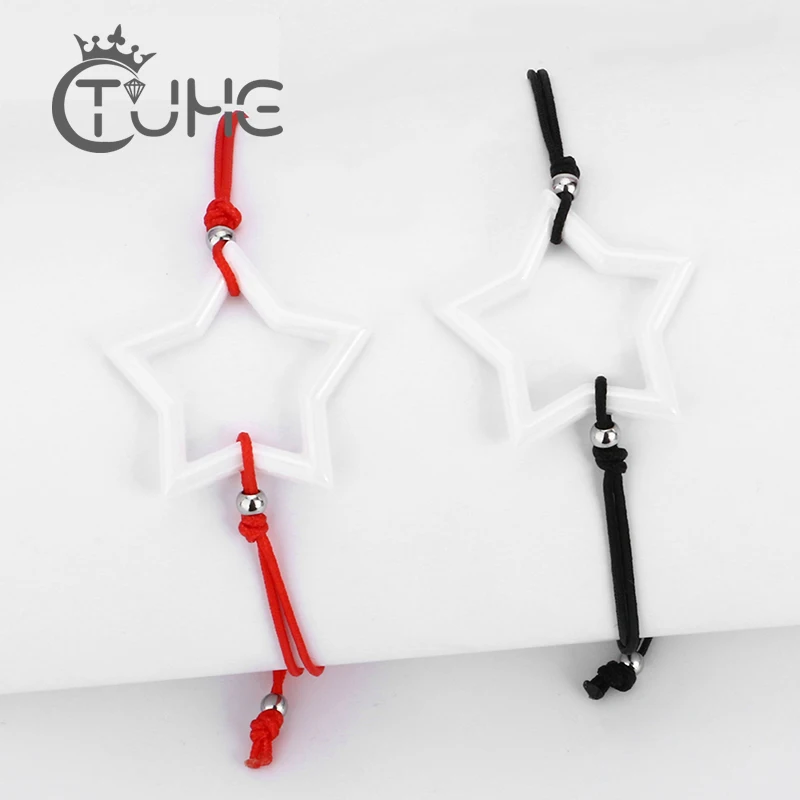Luch Rope Bracelet for Women Fashion Jewelry White Ceramic Star Ceramic Bracelets Yoga Female Simple Special Brand Gift
Luch Rope Bracelet for Women Fashion Jewelry White Ceramic Star Ceramic Bracelets Yoga Female Simple Special Brand Gift