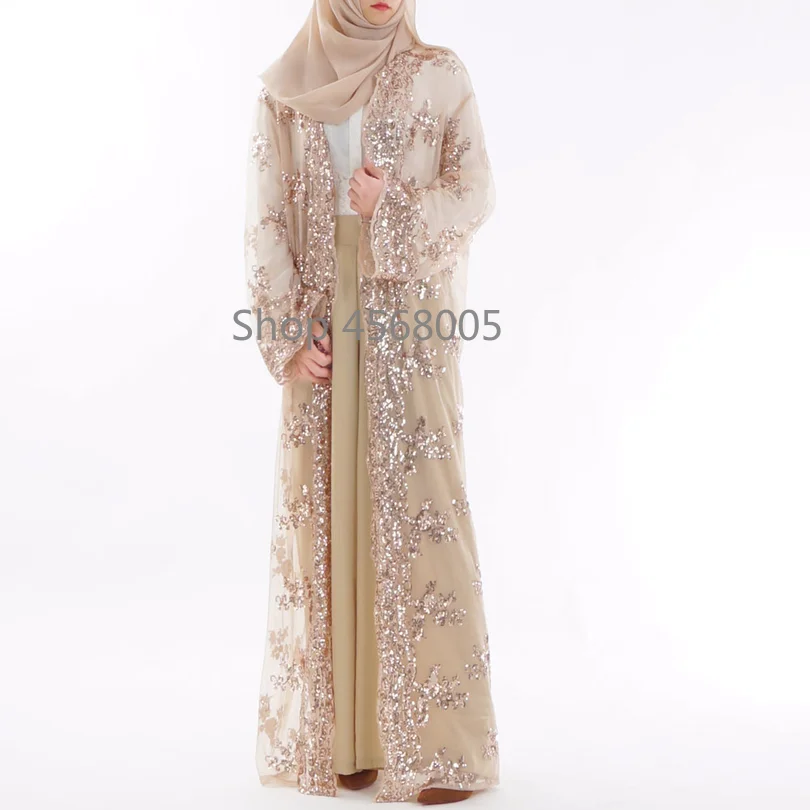 Embroidered Sequins Muslim Dress Abaya Islamic Women Malaysia Jilbab Djellaba Robe Musulmane Turkish Baju Open Kimono Kaftan
Embroidered Sequins Muslim Dress Abaya Islamic Women Malaysia Jilbab Djellaba Robe Musulmane Turkish Baju Open Kimono Kaftan