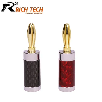 10pcs/lot 4MM Banana Male Connector Gold Plated Speaker Plug Banana Plug Wire Connector 5 Pairs Red+Black
10pcs/lot 4MM Banana Male Connector Gold Plated Speaker Plug Banana Plug Wire Connector 5 Pairs Red+Black