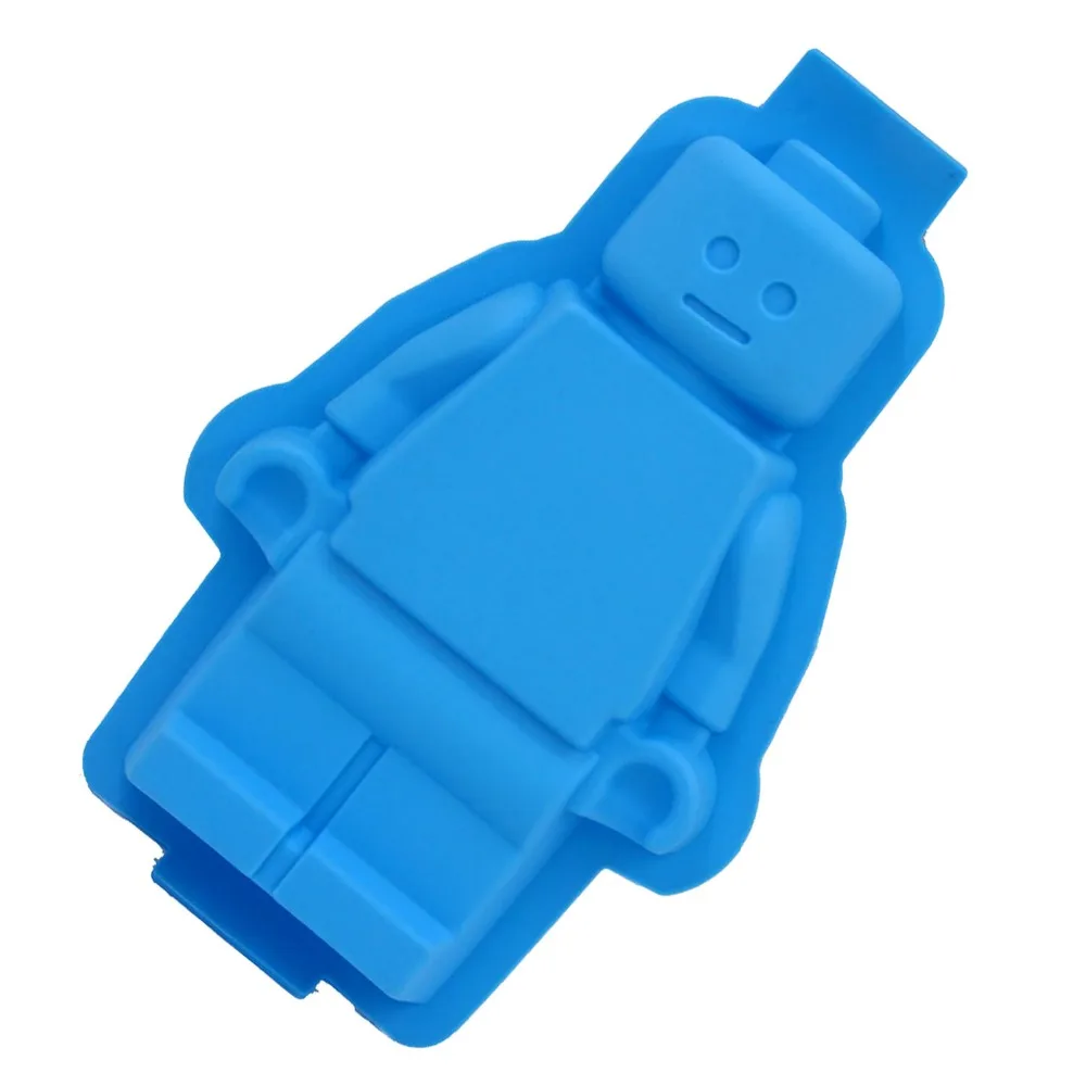 Большие блоки роботов образная форма торта Lego инструменты для украшения