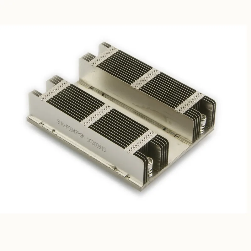 Новинка 1U пассивный радиатор ЦП разъем LGA2011 SNK-P0047PSM 1U пассивный запатентованный радиатор ЦП среднего воздушного канала
Новинка 1U пассивный радиатор ЦП разъем LGA2011 SNK-P0047PSM 1U пассивный запатентованный радиатор ЦП среднего воздушного канала