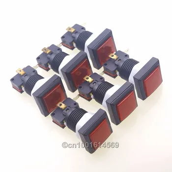 6x Square Arcade DIY Kits Parts LED Illuminated Push Buttons Momentary Push Button & MAME Multicade 5V Choose of Four Color- Red
6x Square Arcade DIY Kits Parts LED Illuminated Push Buttons Momentary Push Button & MAME Multicade 5V Choose of Four Color- Red