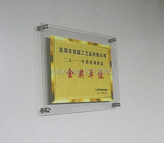 A4 Wall Mounted Acrylic Plexiglass Floating Frames for Poster,Picture,Certificate YPD-001-2
A4 Wall Mounted Acrylic Plexiglass Floating Frames for Poster,Picture,Certificate YPD-001-2