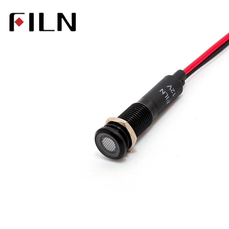 8mm panel 12v indicator light