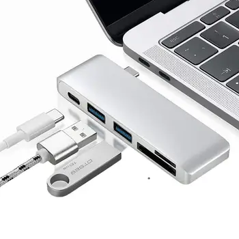 Free shipping Metal USB-C 5 in 1 Hub 2XUSB 3.0 SD/Micro SD Card Reader USB-C For Notebook computer
Free shipping Metal USB-C 5 in 1 Hub 2XUSB 3.0 SD/Micro SD Card Reader USB-C For Notebook computer