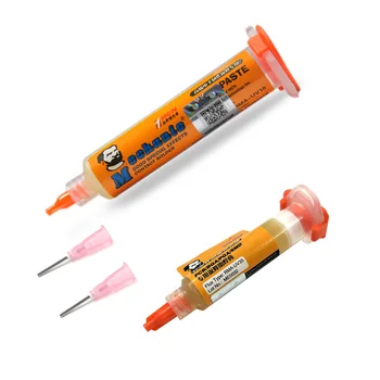 MECHANIC RMA-UV10 + RMA-UV35 Soldering Tin Cream BGA Solder Flux Paste For PC Electronics Phone Repair Welding Soldering
MECHANIC RMA-UV10 + RMA-UV35 Soldering Tin Cream BGA Solder Flux Paste For PC Electronics Phone Repair Welding Soldering