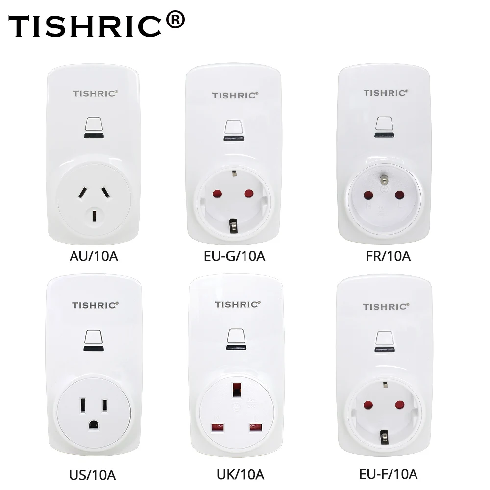 Tishric T30 10A WiFi Smart Socket AU/FR/EU/UK/US Wireless Plug Power Socket Smart Switch Support Alexa Google IFTTT
Tishric T30 10A WiFi Smart Socket AU/FR/EU/UK/US Wireless Plug Power Socket Smart Switch Support Alexa Google IFTTT