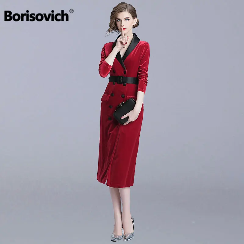 Borisovich Office Lady Pencil Dress New 2018 Autumn Fashion England Style Double Breasted Elegant Slim Women Long Dresses N055
Borisovich Office Lady Pencil Dress New 2018 Autumn Fashion England Style Double Breasted Elegant Slim Women Long Dresses N055