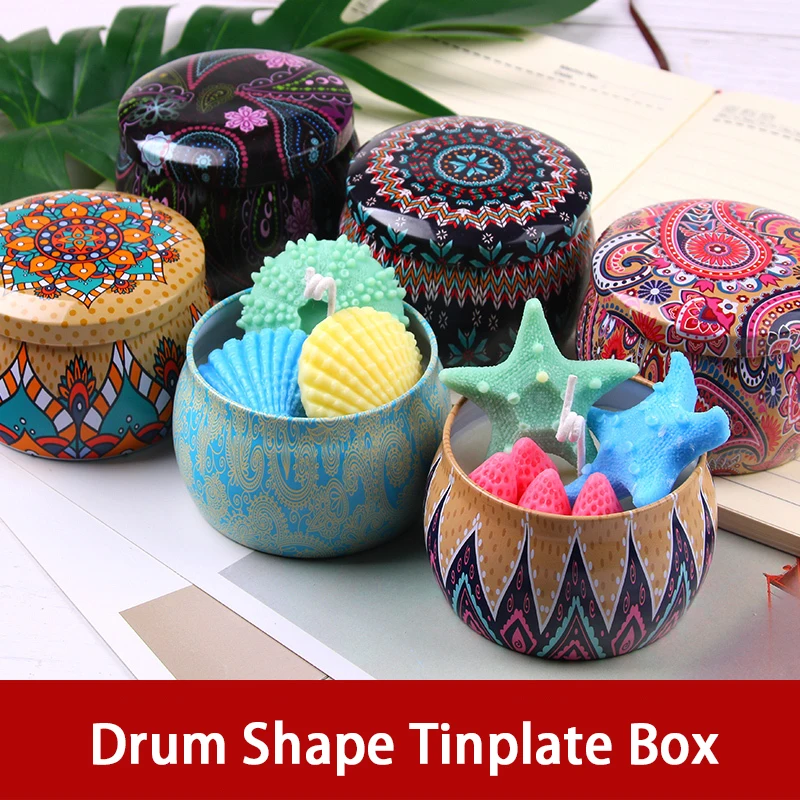 Candle DIY Material Drum Shaped Tinplate Box Christmas Candle Making Supplies Retro Pattern Storage box
Candle DIY Material Drum Shaped Tinplate Box Christmas Candle Making Supplies Retro Pattern Storage box