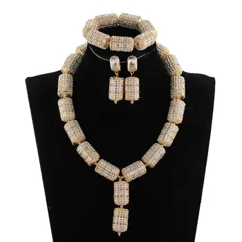 Fashion Copper Gold Dubai Jewelry Pendant Necklace Set Rhinestone Bridal Indian Jewelry Set for Women Birthday Gift Set WE195
Fashion Copper Gold Dubai Jewelry Pendant Necklace Set Rhinestone Bridal Indian Jewelry Set for Women Birthday Gift Set WE195