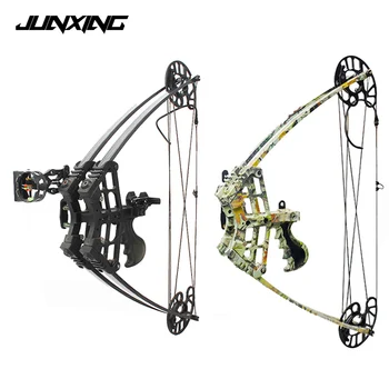 

M109 45Lbs Triangle Bow Camo/Black Compound Bow 270fps IBO Speed for Left and Right Hand User Archery Hunting Shooting