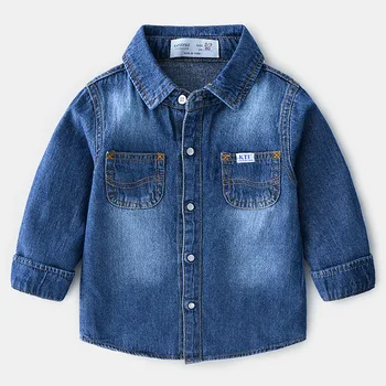 2019 New Fashion Long Sleeve Blue Cowboy Shirt Toddler Baby Boys Shirts Clothes Fall Kids Children Clothing Spring Casual Wear
2019 New Fashion Long Sleeve Blue Cowboy Shirt Toddler Baby Boys Shirts Clothes Fall Kids Children Clothing Spring Casual Wear