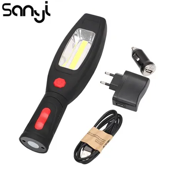 SANYI 2 Modes Portable LED Working Flashlight Inspection Torch lamp with Magnet & Rotating Hanging Hook for Outdoors camping
SANYI 2 Modes Portable LED Working Flashlight Inspection Torch lamp with Magnet & Rotating Hanging Hook for Outdoors camping