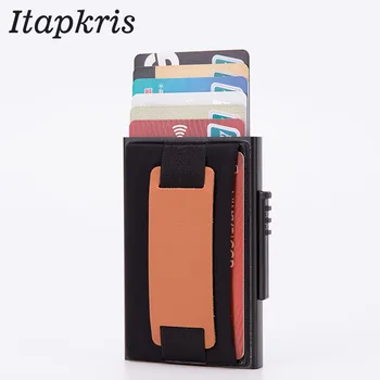 Business Aluminum Card Holder Man Fashion RFID Wallet Pop up Brocking Product Cardholder High Quality Travel Bandage RFID Case
Business Aluminum Card Holder Man Fashion RFID Wallet Pop up Brocking Product Cardholder High Quality Travel Bandage RFID Case