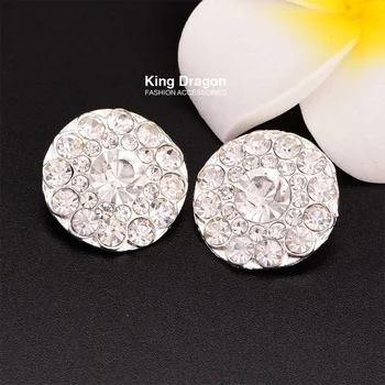 Clear Rhinestone Buttons With Shank Back 50PCS/Lot 20MM Silver Color Button Shop KD103
Clear Rhinestone Buttons With Shank Back 50PCS/Lot 20MM Silver Color Button Shop KD103