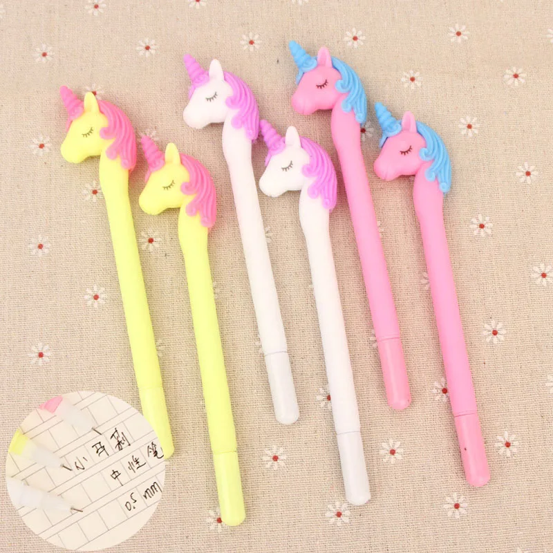 Gel Pen 0.5mm Unicorn Pens For School Writing Gift Office School Supplies Cute Stationery Plastic Cartoon Trojan Neutral Pens
Gel Pen 0.5mm Unicorn Pens For School Writing Gift Office School Supplies Cute Stationery Plastic Cartoon Trojan Neutral Pens