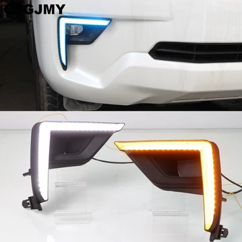 CSGJMY 2PCS For Toyota Land Cruiser Prado FJ150 2018 2019 Flowing Turn Signal Function Car DRL LED Daytime Running Light
CSGJMY 2PCS For Toyota Land Cruiser Prado FJ150 2018 2019 Flowing Turn Signal Function Car DRL LED Daytime Running Light