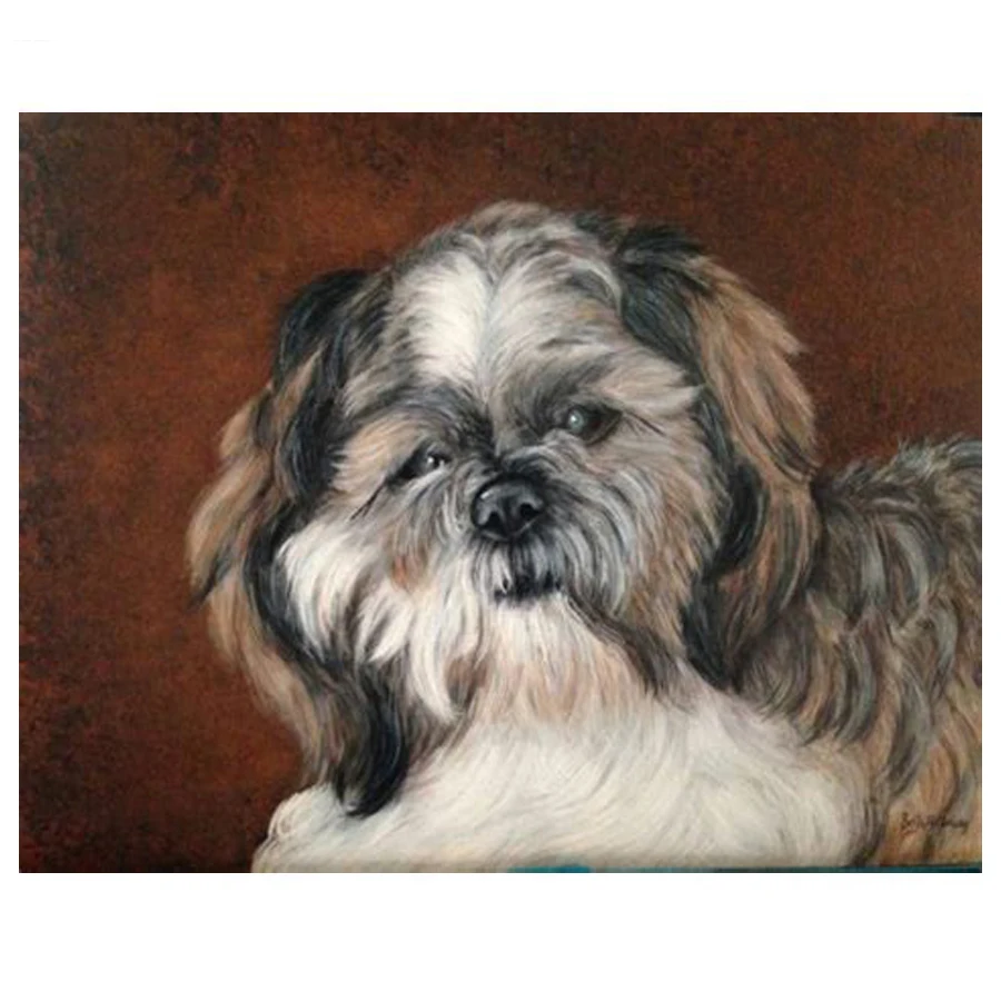 Full Square/round drill Diy Diamond Painting shih tzu paintings by number Rhinestone of Picture handmade Diamond EmbroideryP-399
Full Square/round drill Diy Diamond Painting shih tzu paintings by number Rhinestone of Picture handmade Diamond EmbroideryP-399