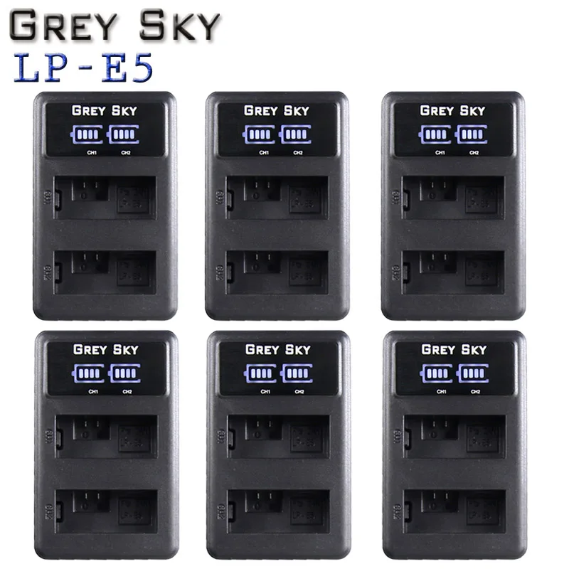 New style Stable LPE5 LP-E5 LP E5 Dual or Single Charger for For Canon 450D 500D 1000D Kiss X2 X3 F Rebel XSi Xli XS
New style Stable LPE5 LP-E5 LP E5 Dual or Single Charger for For Canon 450D 500D 1000D Kiss X2 X3 F Rebel XSi Xli XS