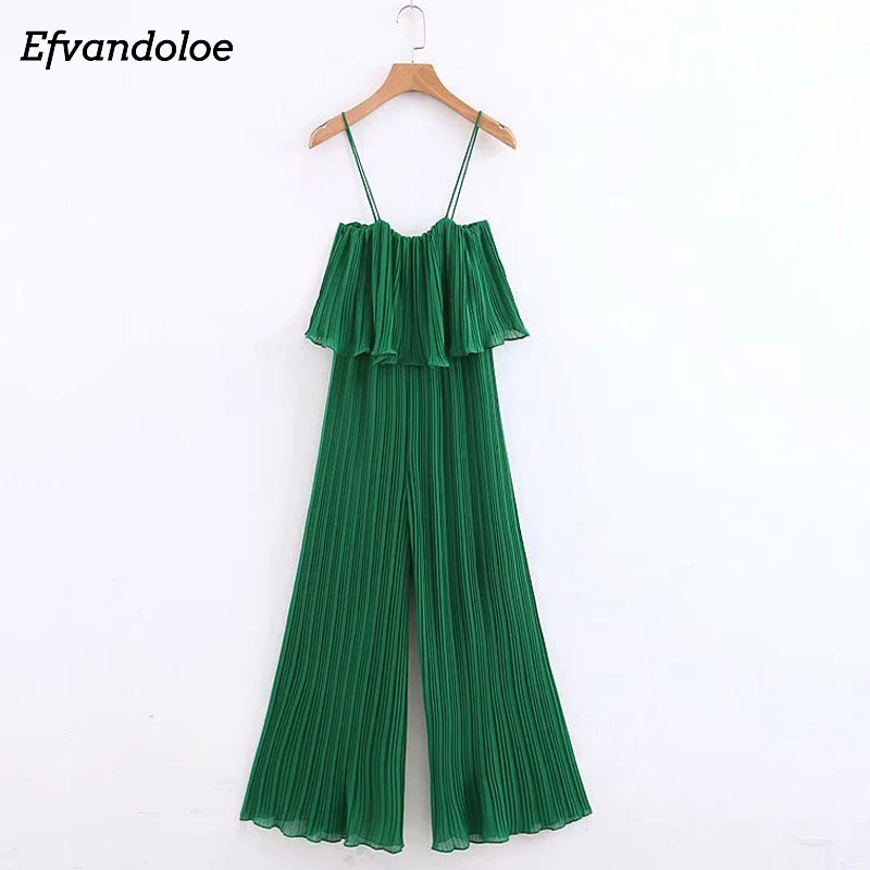 Efvandoloe Chiffon Jumpsuit Women Overalls Monkey Woman 2019 Summer Jumpsuits Ladies Elegant Rompers Sling Streetwear
Efvandoloe Chiffon Jumpsuit Women Overalls Monkey Woman 2019 Summer Jumpsuits Ladies Elegant Rompers Sling Streetwear