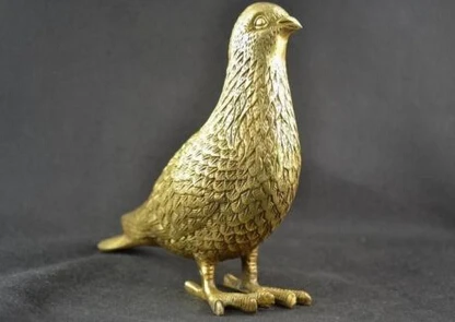 Copper Brass CHINESE crafts Asian Elaborate Chinese Old collectibles Decorative hand carved dove statue
Copper Brass CHINESE crafts Asian Elaborate Chinese Old collectibles Decorative hand carved dove statue