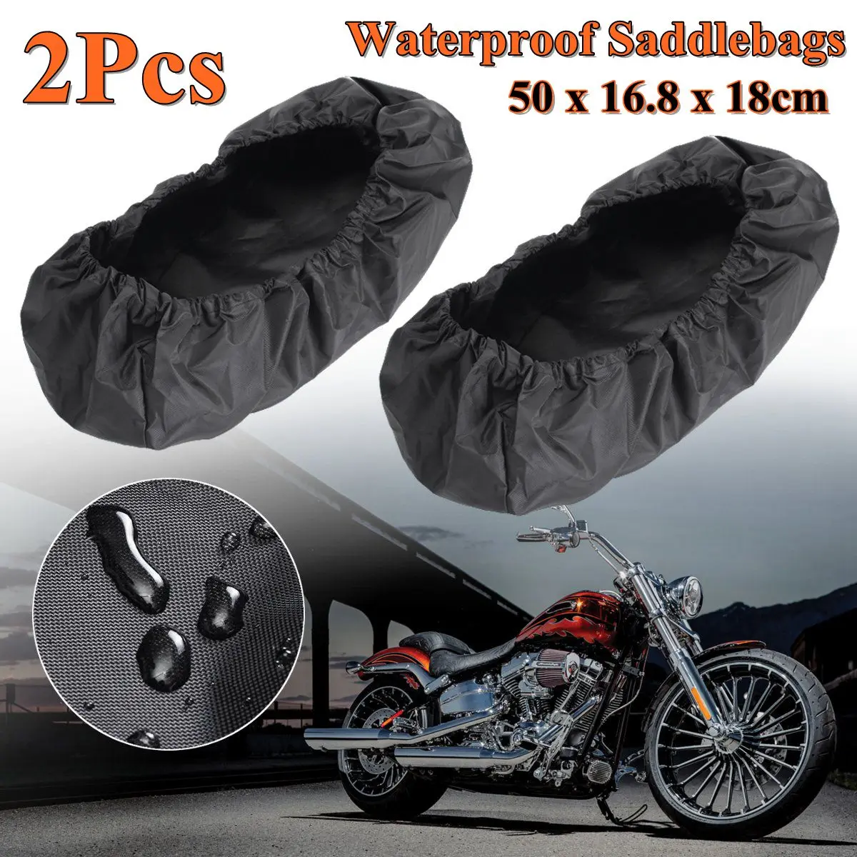 2x Waterproof Saddlebag Lid Cover For Harley Davidson Super Tour Tri Road For King Electra Glide Dyna 1994-2016 2015 Nylon Black 
2x Waterproof Saddlebag Lid Cover For Harley Davidson Super Tour Tri Road For King Electra Glide Dyna 1994-2016 2015 Nylon Black