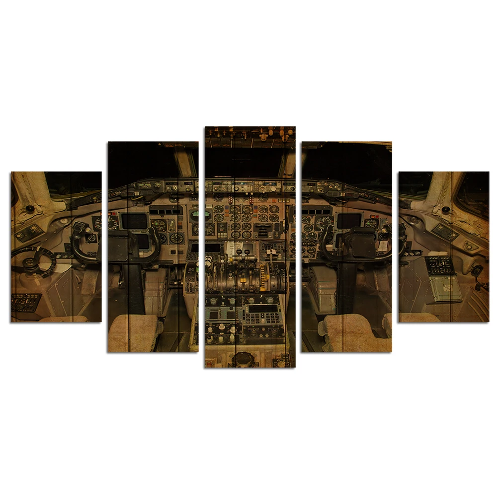 5 Piece Plane Wall Art Vintage Aircraft Pictures Airplane Interior Cockpit Cool Plane Wooden Background Picture Prints
5 Piece Plane Wall Art Vintage Aircraft Pictures Airplane Interior Cockpit Cool Plane Wooden Background Picture Prints