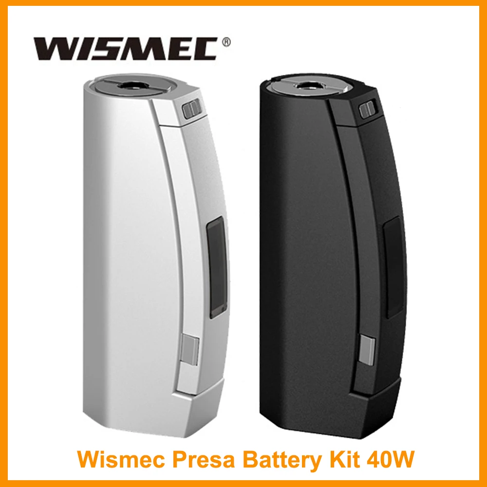 USA Warehouse Original WISMEC Presa TC 40W Battery Mod Box Kit Built in 2600mAh Battery Presa 40W Electronic Cigarette
USA Warehouse Original WISMEC Presa TC 40W Battery Mod Box Kit Built in 2600mAh Battery Presa 40W Electronic Cigarette