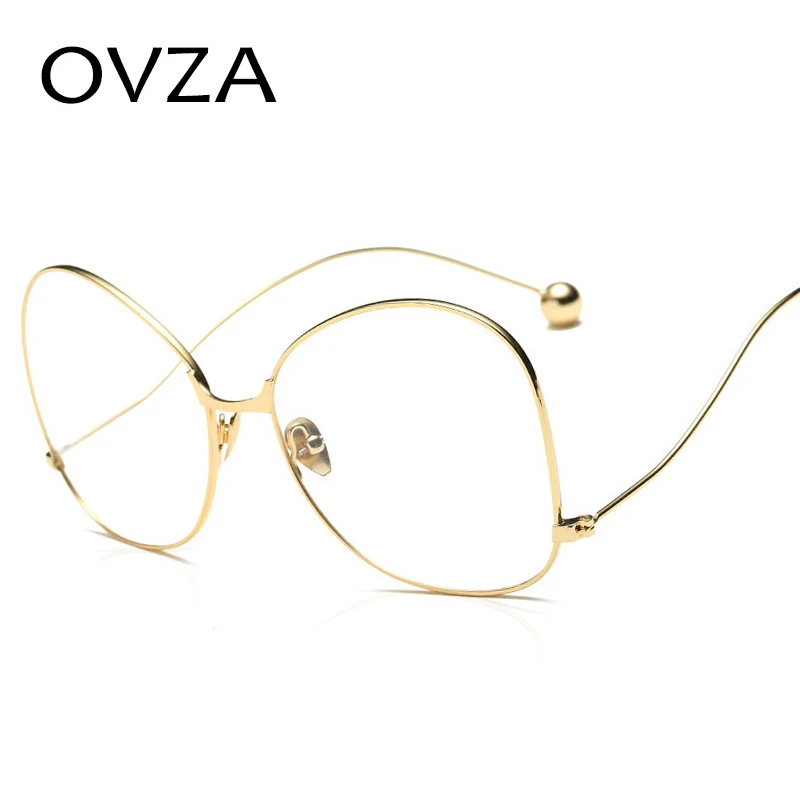 OVZA Unisex Large Glasses frames Women Metal Eye Glasses Frames for Men Transparent Lens Fashion Spectacle S7045
OVZA Unisex Large Glasses frames Women Metal Eye Glasses Frames for Men Transparent Lens Fashion Spectacle S7045