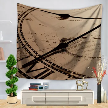 Home Decorative Wall Hanging Carpet Tapestry 130x150cm Rectangle Bedspread clock pointer Time Pattern GT1152
Home Decorative Wall Hanging Carpet Tapestry 130x150cm Rectangle Bedspread clock pointer Time Pattern GT1152
