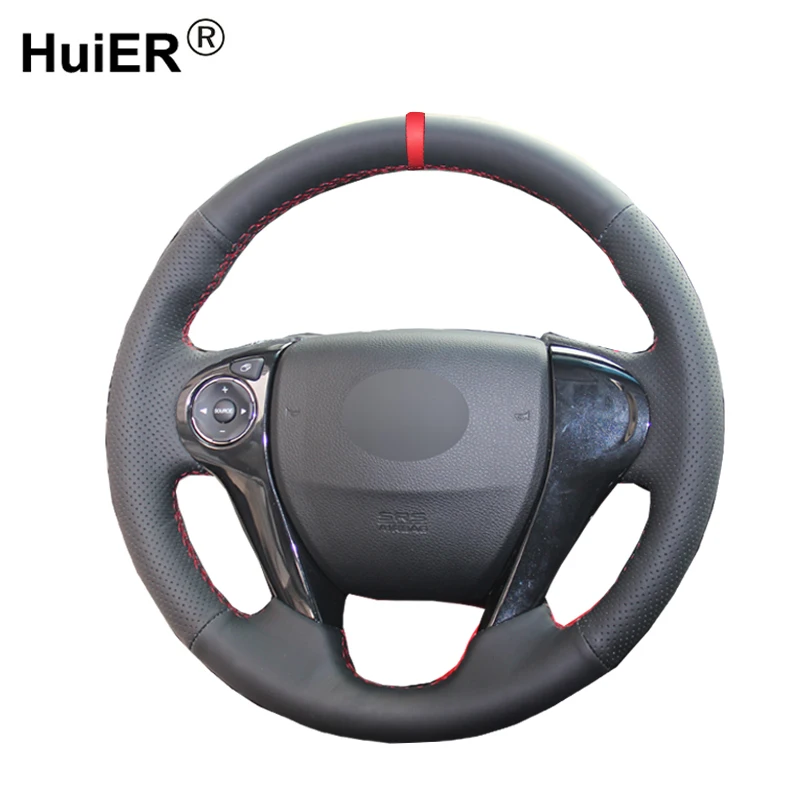 HuiER чистый ручной шитья эргономичный дышащий автомобильный Стайлинг красный