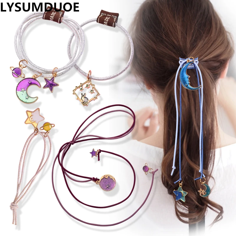 2Pcs/Lot Star Girls Hair Accessories Korean Fresh Bunny Hairbands Moon Scrunchy Elastic Hair Band Headdress Hair Bands for Women
2Pcs/Lot Star Girls Hair Accessories Korean Fresh Bunny Hairbands Moon Scrunchy Elastic Hair Band Headdress Hair Bands for Women