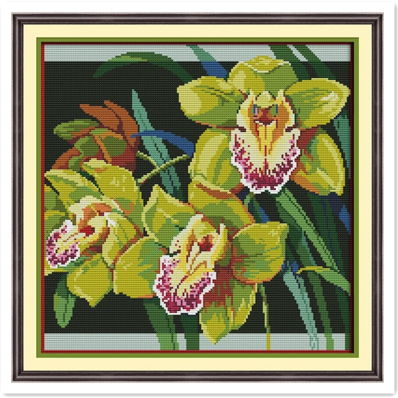 Orchids (12) Embroidery Cross Sets Painting Chinese Counted Cross Stitch Patterns Kit 11CT Printed On Canvas Home Decor DIY Set
Orchids (12) Embroidery Cross Sets Painting Chinese Counted Cross Stitch Patterns Kit 11CT Printed On Canvas Home Decor DIY Set
