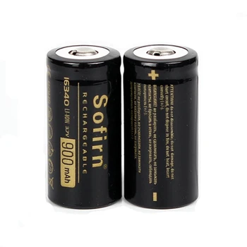 Sofirn 16340 900mah Lithium Rechargeable Battery 3.7v 16340 Batteries Li-ion HD Cell Overcharge Protection
Sofirn 16340 900mah Lithium Rechargeable Battery 3.7v 16340 Batteries Li-ion HD Cell Overcharge Protection