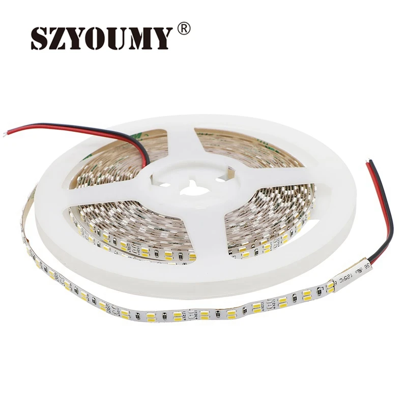 SZYOUMY 3014 Led Strip 5MM Double Row 216 Leds/M IP20 Flexible Light Dual White Led Tape 10MM PCB White Warm White Color 5M /Lot
SZYOUMY 3014 Led Strip 5MM Double Row 216 Leds/M IP20 Flexible Light Dual White Led Tape 10MM PCB White Warm White Color 5M /Lot
