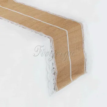 10PCS Jute Burlap Table Runner 40cm x 275cm Lace Burlap Ribbon TableclothTable Cover For Banquet Hotel Party Wedding Home Decor
10PCS Jute Burlap Table Runner 40cm x 275cm Lace Burlap Ribbon TableclothTable Cover For Banquet Hotel Party Wedding Home Decor