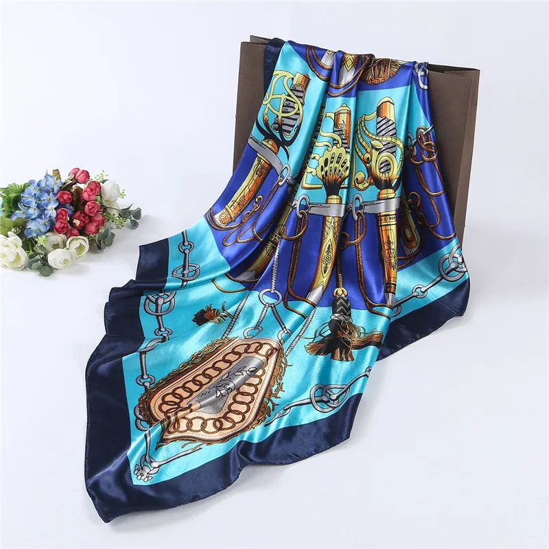 New Brand Silk Satin Scarf Retro Saber Saddle Woman Scarfs Fashion Small Square Handkerchief 90x90cm Professional Lady Wrap Red
New Brand Silk Satin Scarf Retro Saber Saddle Woman Scarfs Fashion Small Square Handkerchief 90x90cm Professional Lady Wrap Red