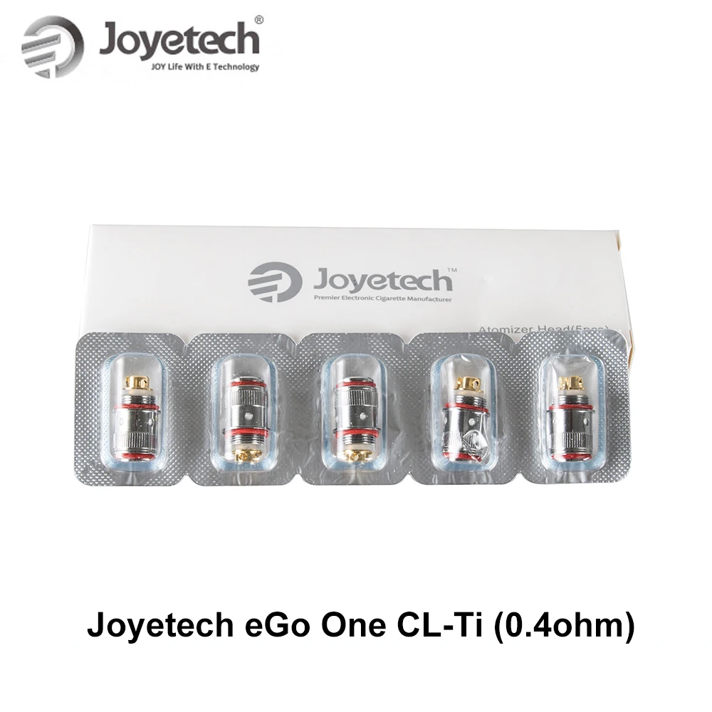 

Joyetech EGO ONE Coils CL-Ti Coil Head 0.5ohm / CL-Ni 0.25ohm / CLR-Ti 0.5ohm Coil eGo One VT CL-Ti CL-Ni Head Coil 5pcs/lot