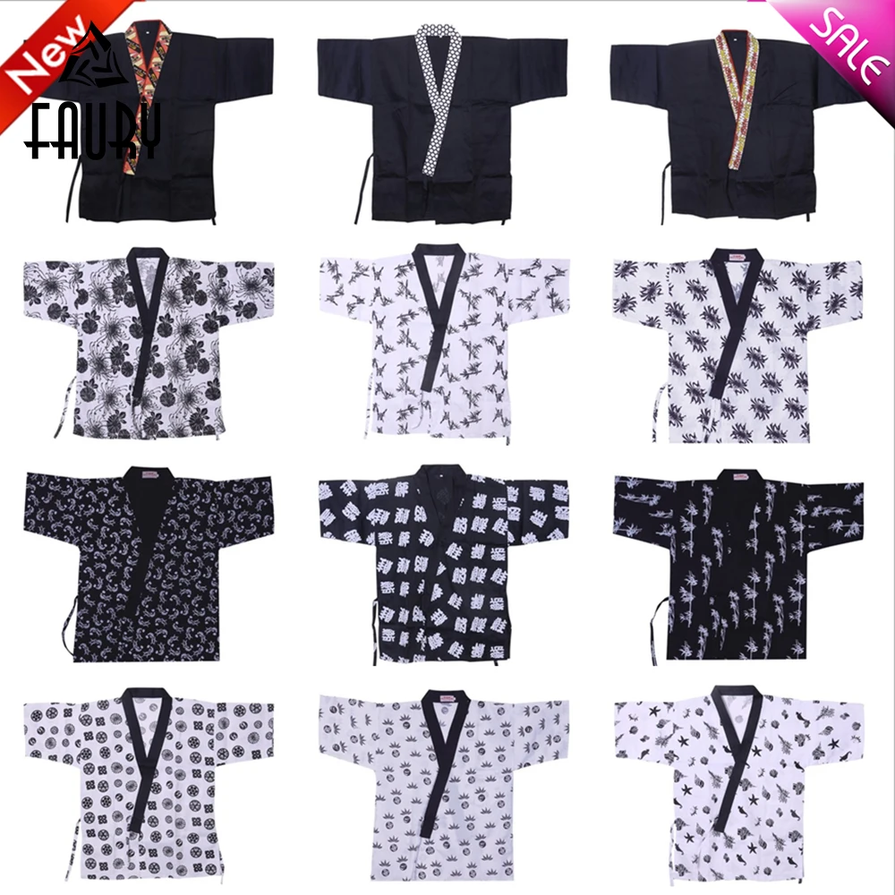 2019 Unisex Japanese Style Food Service Uniform Sushi Costume Chef Jacket Restaurant Work Clothes Cook Shirt Kimono Overalls
2019 Unisex Japanese Style Food Service Uniform Sushi Costume Chef Jacket Restaurant Work Clothes Cook Shirt Kimono Overalls