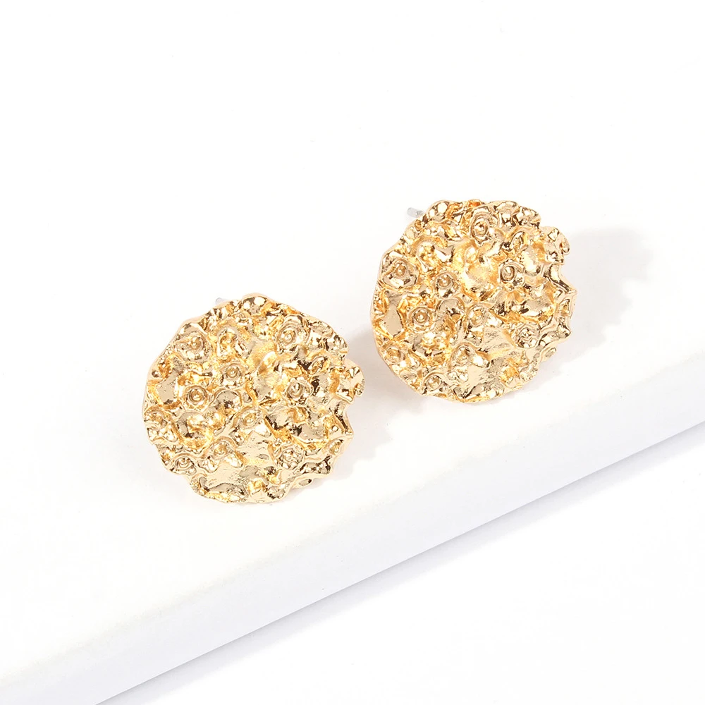 2019 New Fashion Geometric Metal Earrings for Women Vintage Rough Surface Punk Stud Earring Accessories Female Elegant Jewelry
2019 New Fashion Geometric Metal Earrings for Women Vintage Rough Surface Punk Stud Earring Accessories Female Elegant Jewelry