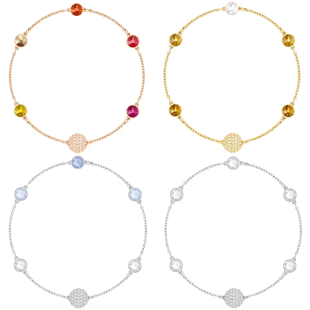 SWA RO Fashion Charm Original 1:1 High Quality New REMIX Invisible Magnetic Buckle Bracelet Female Anniversary Jewelry Gift
SWA RO Fashion Charm Original 1:1 High Quality New REMIX Invisible Magnetic Buckle Bracelet Female Anniversary Jewelry Gift