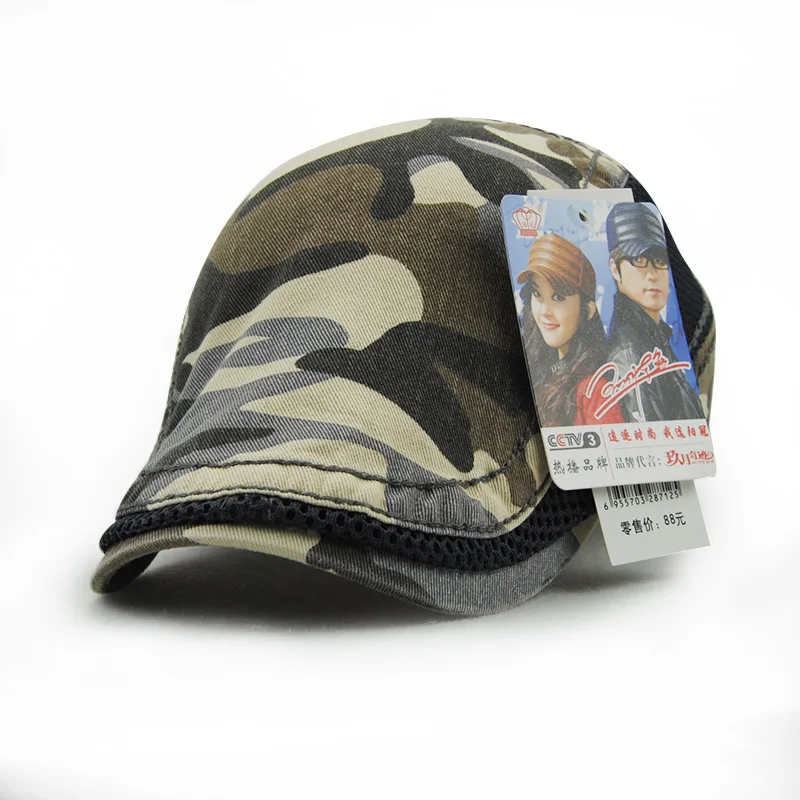 women men vintage Camouflage berets hat cotton casual flat cap male female camo sun visor gorras mesh summer newsboy bone sunhat
women men vintage Camouflage berets hat cotton casual flat cap male female camo sun visor gorras mesh summer newsboy bone sunhat