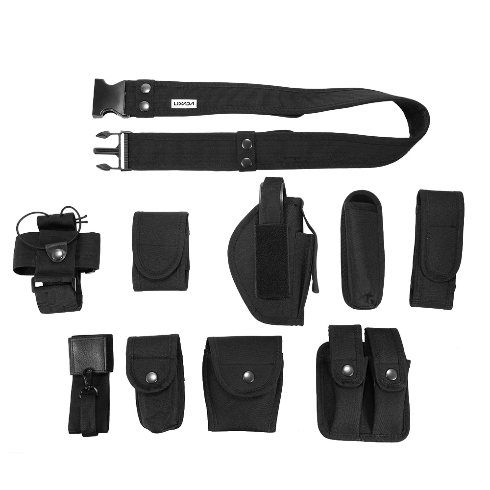 Lixada Taktischer Gürtel Kampfsport Gürtel Taktische Gewehrriemen Mit Beutel Für Outdoor Training Lixada Taktischer Gürtel Kampfsport Gürtel Taktische Gewehrriemen Mit Beutel Für Outdoor Training
