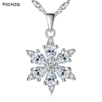 PXCHZQ Lucky Snowflakes Fashion Silver Pendants Women High Grade Zircon Necklaces Pendants Original Design Fashion Jewelry
PXCHZQ Lucky Snowflakes Fashion Silver Pendants Women High Grade Zircon Necklaces Pendants Original Design Fashion Jewelry