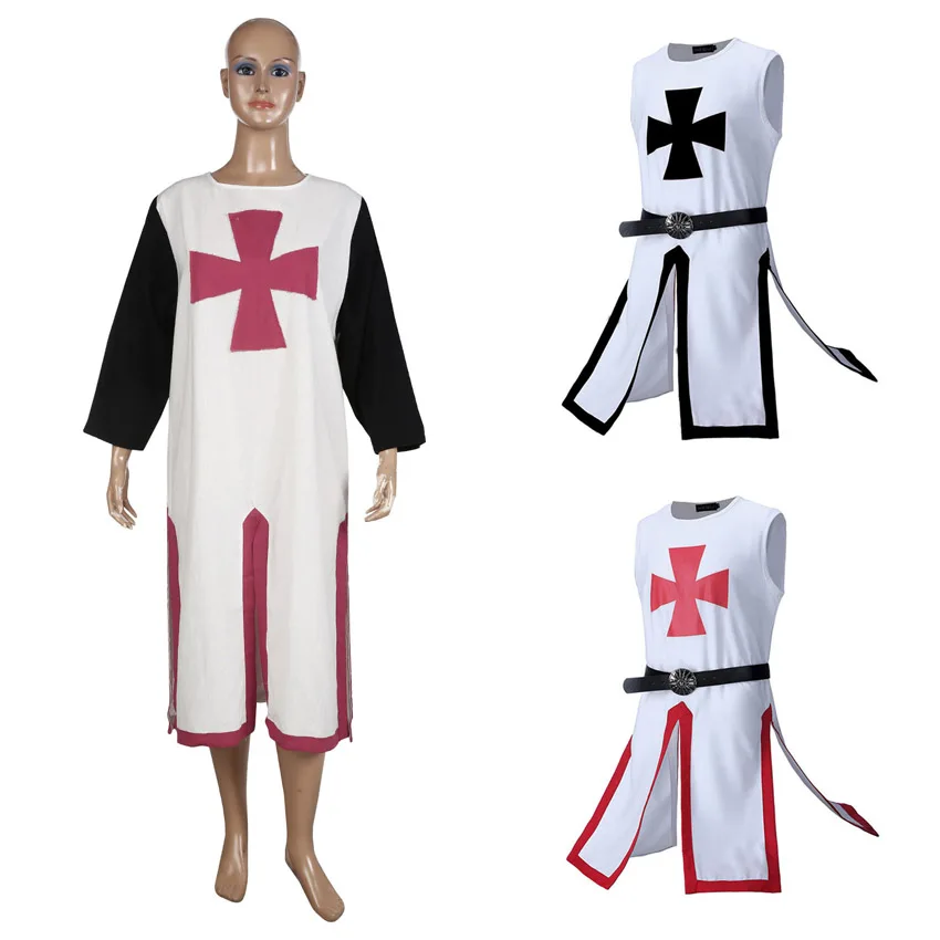 Victorian Gothic Renaissance Sleeveless Medieval Clothing Plus Size Men Templar Assault Knight Cosplay Gown Shirt
Victorian Gothic Renaissance Sleeveless Medieval Clothing Plus Size Men Templar Assault Knight Cosplay Gown Shirt
