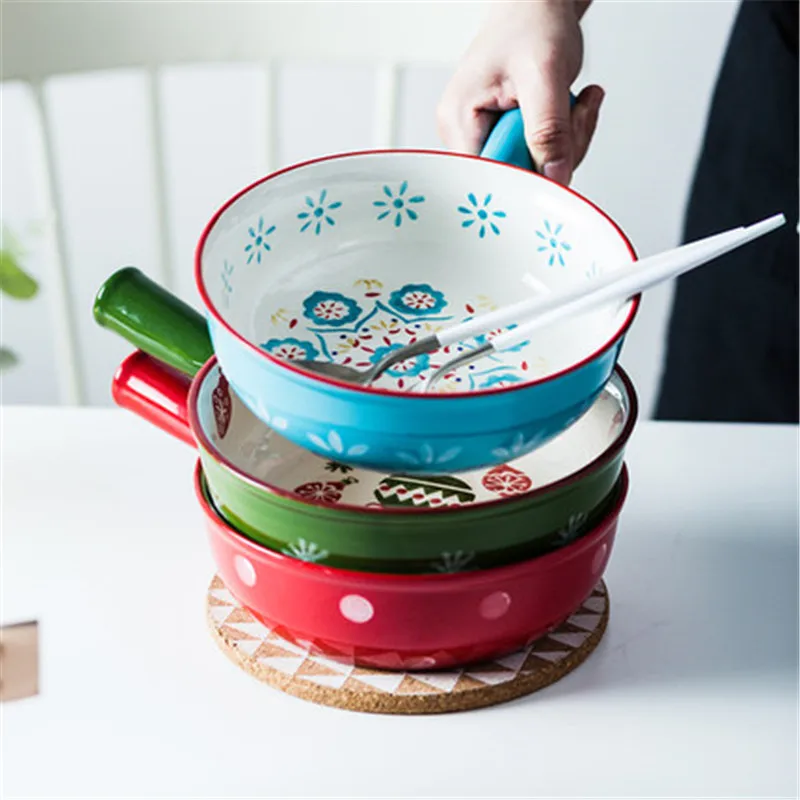 KINGLANG ceramic creative cherry 8 inch handle risotto rice bowl with ceramic baking bowl creative rice soup breakfast bowl
KINGLANG ceramic creative cherry 8 inch handle risotto rice bowl with ceramic baking bowl creative rice soup breakfast bowl
