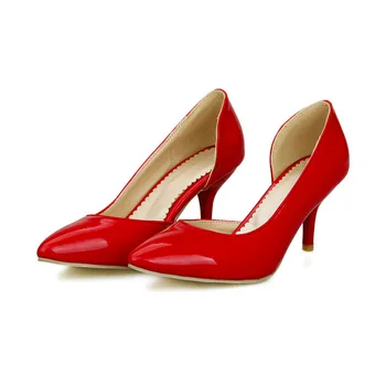 Dames Schoenen Real Adhesive Women Shoes High Heel New 2017 Pointed Toe Ol Women Pumps Genuine Patent High Shoes Size 34-51 668
Dames Schoenen Real Adhesive Women Shoes High Heel New 2017 Pointed Toe Ol Women Pumps Genuine Patent High Shoes Size 34-51 668